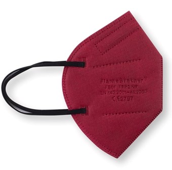 Μάσκα FFP2, Χρώματος Μπορντώ, 30 τεμαχίων